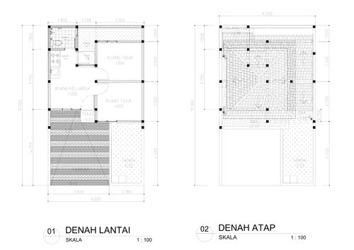 foto denah rumah tipe PICCOLINO (1) perumahan Perumahan CitraGarden Malang