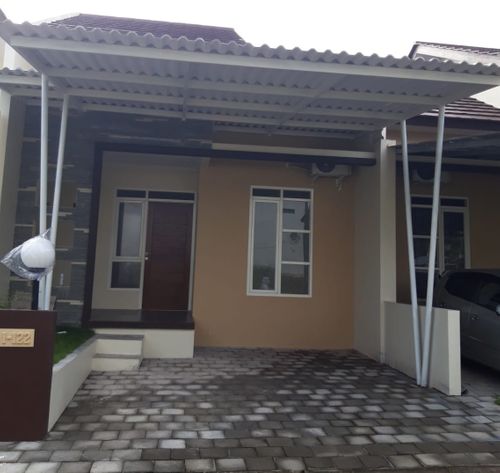 foto tampak rumah tipe 45/137 perumahan BUKIT ELANG RESIDENCE CLUSTER WALLACE