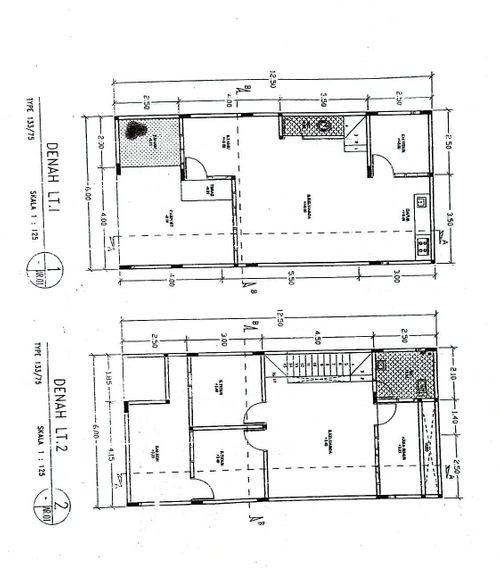 foto denah rumah tipe 133 perumahan PERMATA INTAN REGENCY