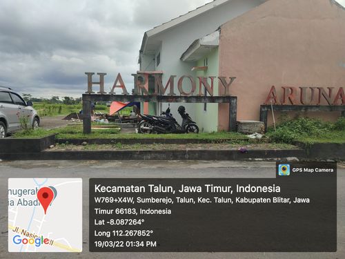 foto gerbang perumahan HARMONY ARUNA BLITAR