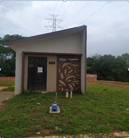 foto tampak rumah tipe PRV JUNIPER - K-HK perumahan PERUMAHAN PODOMORO RIVER VIEW