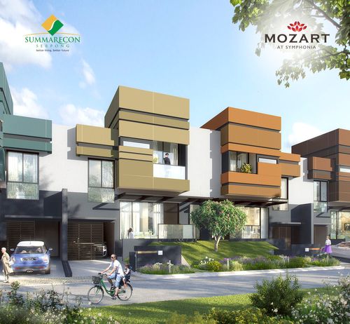 foto tampak rumah tipe MP L9 STD Premium perumahan Cluster Mozart