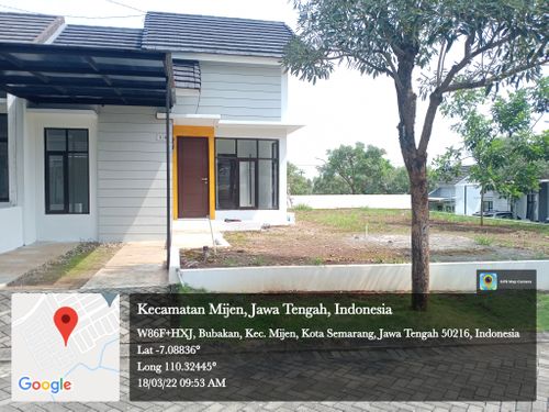 foto tampak rumah tipe Edelwies-36 perumahan BSB Village Aurora Garden