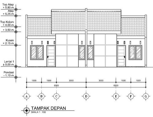 foto tampak rumah tipe KPR BERSUBSIDI perumahan PESONA LEBAK WANGI