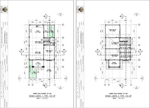 foto denah rumah tipe 120 KN perumahan KINAYA RESIDENCE