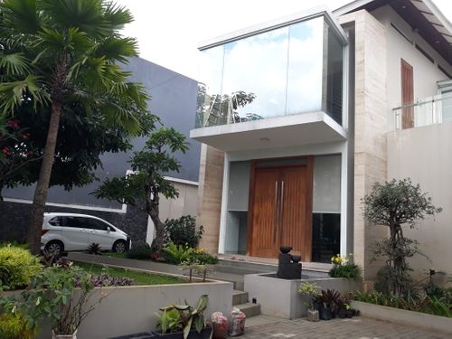 foto tampak rumah tipe 744 perumahan PERMATA REGENCY HZ