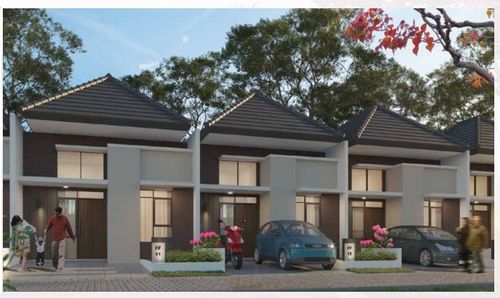 foto tampak rumah tipe A perumahan METLAND CILEUNGSI SEKTOR VI-REVISI