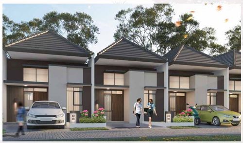 foto tampak rumah tipe B perumahan METLAND CILEUNGSI SEKTOR VI-REVISI