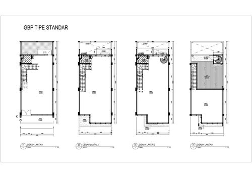 foto denah rumah tipe T. B124/L349 GB perumahan GRAND WISATA GBP