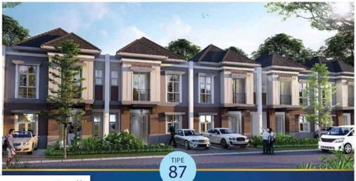 foto tampak rumah tipe 87 / 105 L1 - 2 perumahan VISANA
