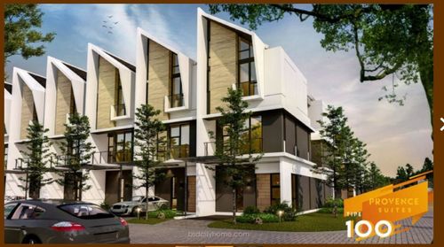 foto tampak rumah tipe 100 / 83 B1 - 16 perumahan PROVENCE SUITES