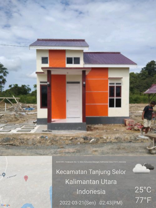 foto tampak rumah tipe 36 perumahan PERUMAHAN SOFWA INDAH PERMAI 2