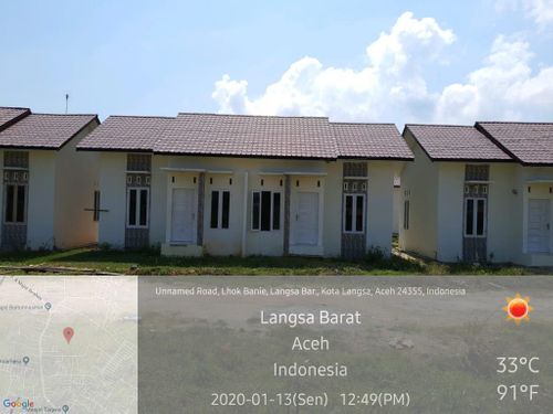 foto posisi tengah perumahan Grand Alfatih Residence II