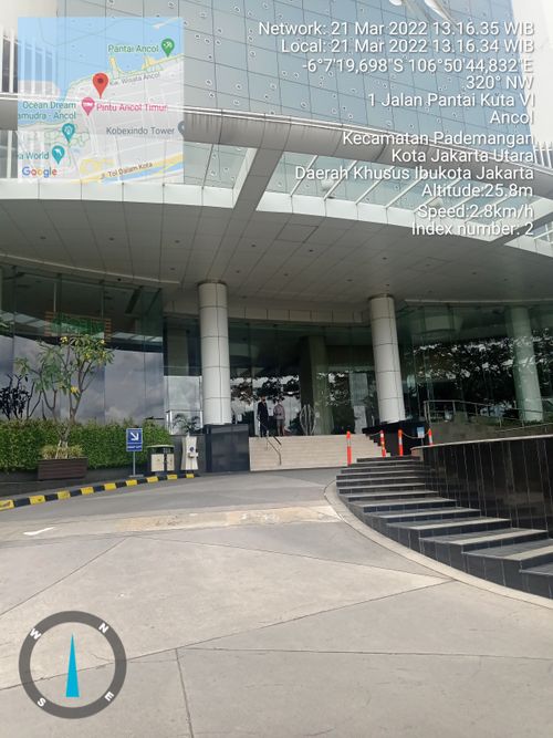 foto gerbang perumahan ANCOL MANSION