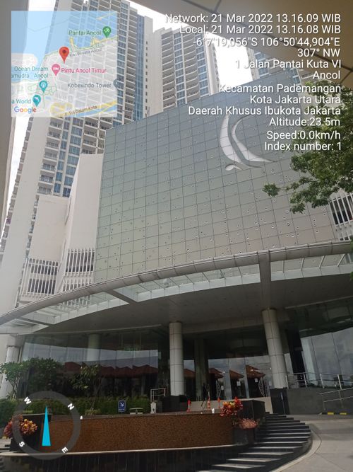 foto posisi tengah perumahan ANCOL MANSION