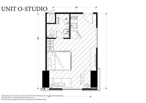 foto denah rumah tipe Apartemen Southgate Unit O Studio O perumahan Southgate Residence