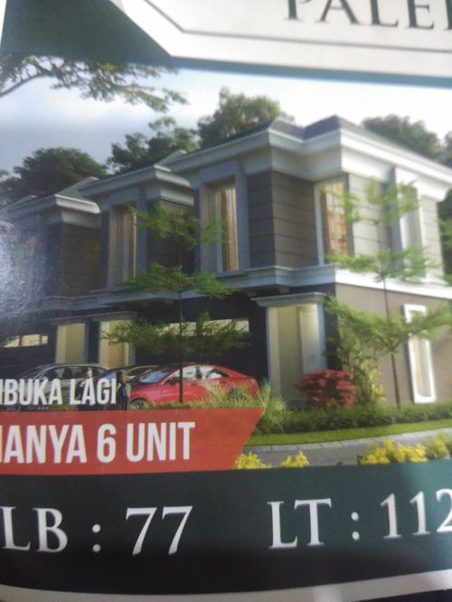 foto tampak rumah tipe PALERMO perumahan PERUM GREENLAND TAHAP 2