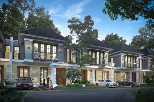 foto tampak rumah tipe Salzburg perumahan CitraLand Kendari