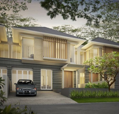 foto tampak rumah tipe VIENA perumahan CitraLand Kendari