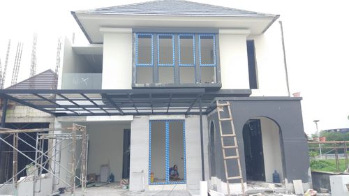 foto tampak rumah tipe SOMERSET perumahan CITRAGARDEN - SIDOARJO