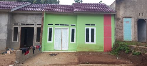 foto tampak rumah tipe 36 perumahan BAROKAH RESIDENCE