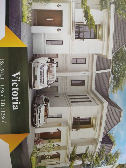 foto tampak rumah tipe Victoria perumahan PERUM GREENLAND TAHAP 2
