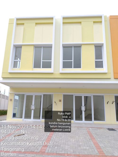 foto tampak rumah tipe U/20 perumahan RUKO PASAR MODERN PARAMOUNT TAHAP 3