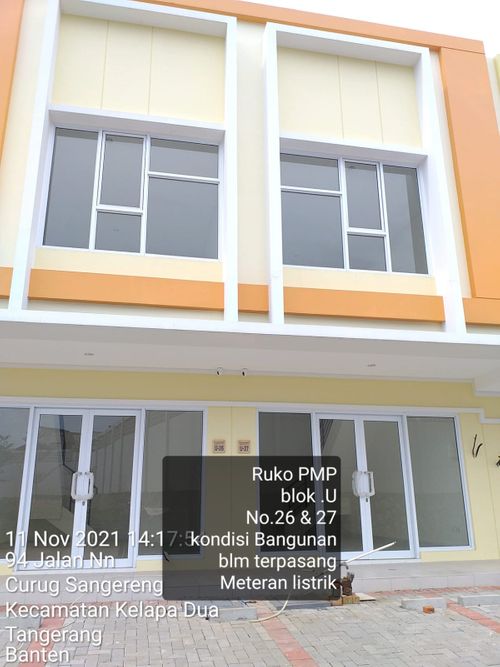 foto tampak rumah tipe U/27 perumahan RUKO PASAR MODERN PARAMOUNT TAHAP 3