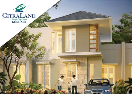 foto tampak rumah tipe ORLANDO perumahan CitraLand Kendari