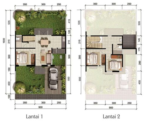 foto denah rumah tipe ORLANDO perumahan CitraLand Kendari