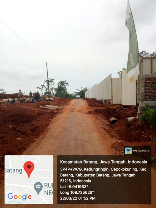 foto posisi tengah perumahan GAIA VILLAGE BATANG