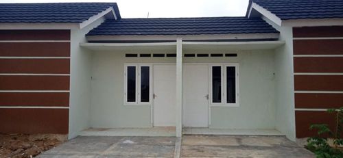 foto tampak rumah tipe A perumahan Green Dalung Serang
