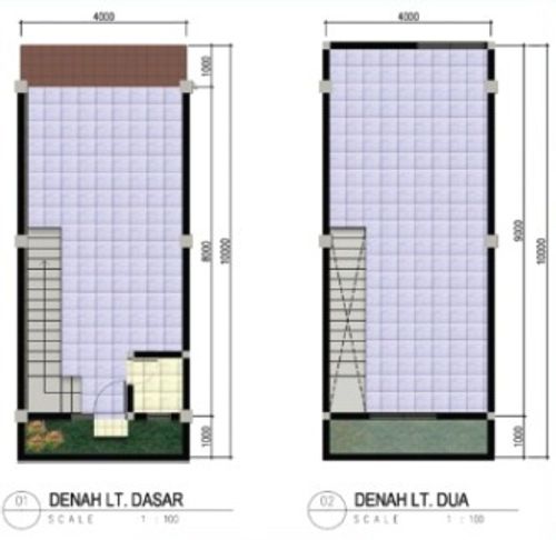 foto denah rumah tipe RUKO ENTRANCE perumahan SUBANG GREEN CITY