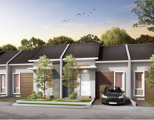 foto tampak rumah tipe 35/60 perumahan TERA DAMAI