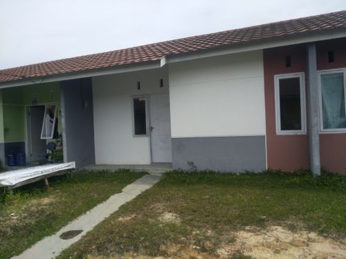 foto tampak rumah tipe Cempaka perumahan CitraRaya City Cluster Bukit Cempaka