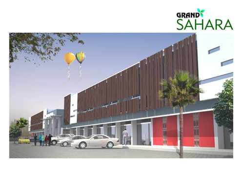 foto tampak rumah tipe Ruko 97 perumahan Grand Sahara Peganden