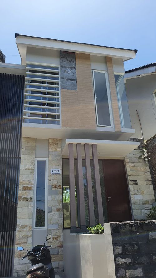 foto tampak rumah tipe VERANIZA perumahan DE CASSABLANCA RESIDENCE