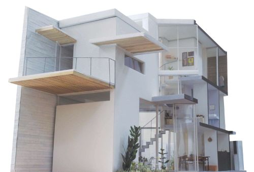 foto tampak rumah tipe HIKARI perumahan KEBAYORAN PIAZZA HARMONY 1