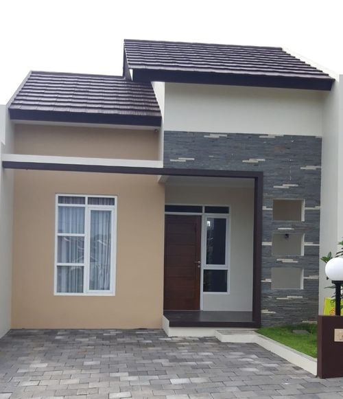 foto tampak rumah tipe 36/116 perumahan BUKIT ELANG RESIDENCE CLUSTER WALLACE