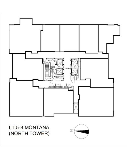 foto denah rumah tipe Montana 1 BR perumahan Casa Grande Residence