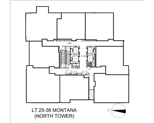 foto denah rumah tipe Montana 3 BR perumahan Casa Grande Residence