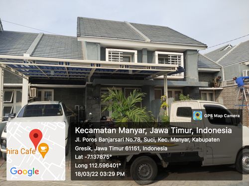 foto tampak rumah tipe Rumah 45/73 perumahan Grand Sahara Peganden