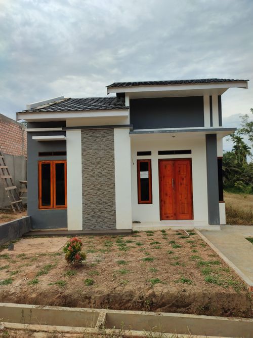 foto tampak rumah tipe 36 perumahan GRAND FAZS MECCA