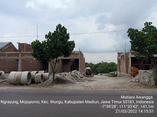 foto gerbang perumahan Mutiara Awangga