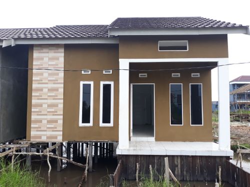 foto tampak rumah tipe 36 perumahan GRIYA AZZAM
