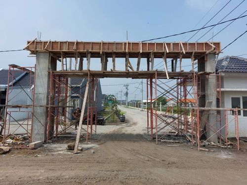 foto gerbang perumahan Green Mansion Juanda New City II