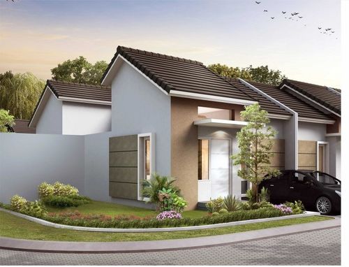 foto tampak rumah tipe 32/106 perumahan TERA DAMAI