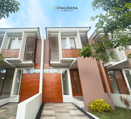 foto tampak rumah tipe CASSABILLA perumahan DE CASSABLANCA RESIDENCE
