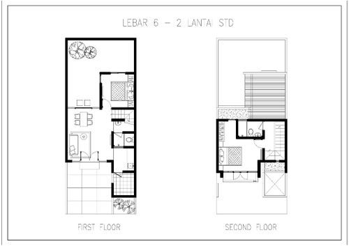 foto denah rumah tipe VIOLET STD 90 (2022) perumahan GRAND SUNRISE