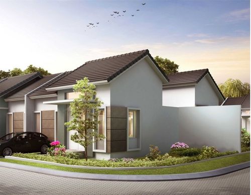foto tampak rumah tipe 40/92 perumahan TERA DAMAI